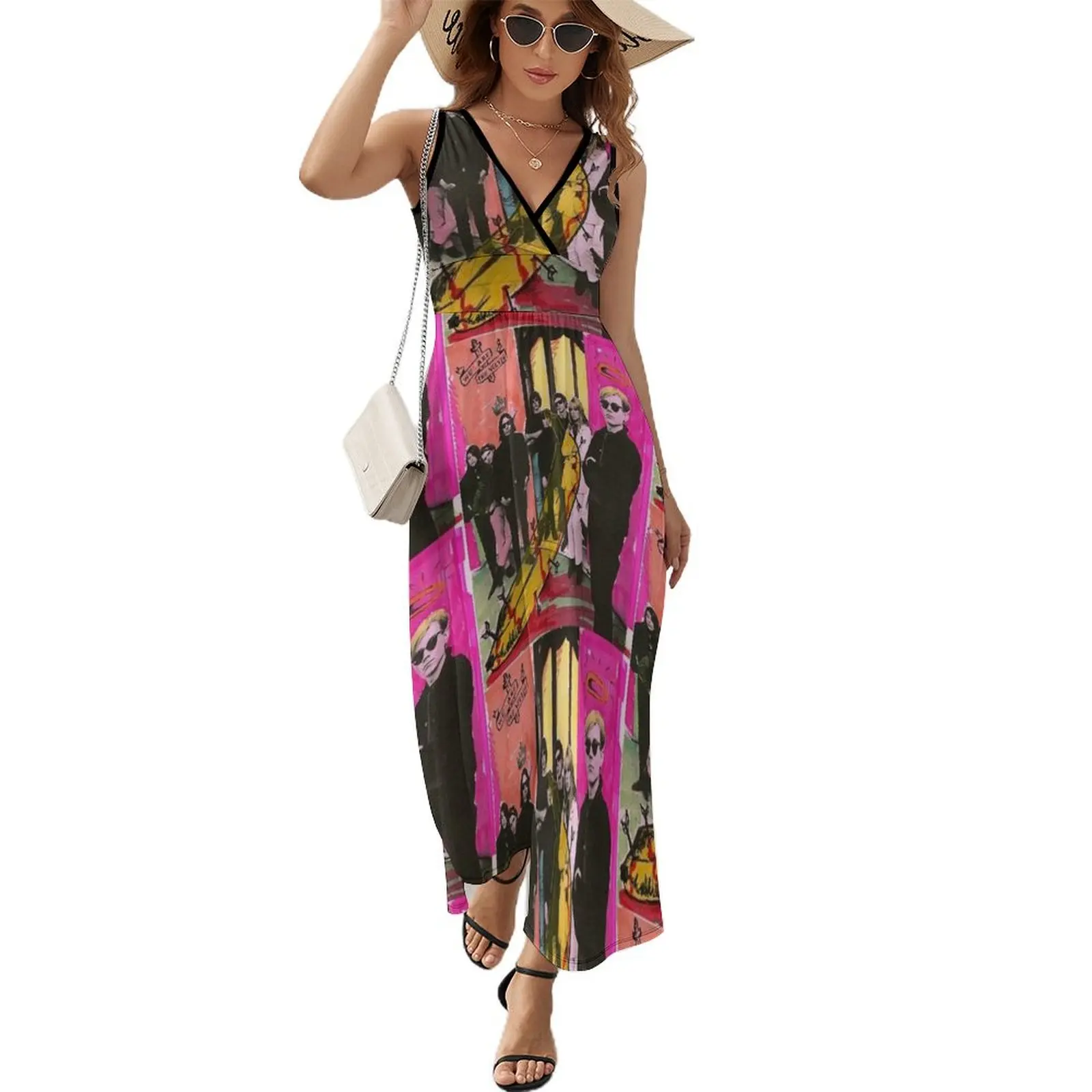 Andy Warhol and the Velvet Underground Sleeveless Dress women's fashion dresses chic and elegant woman dress