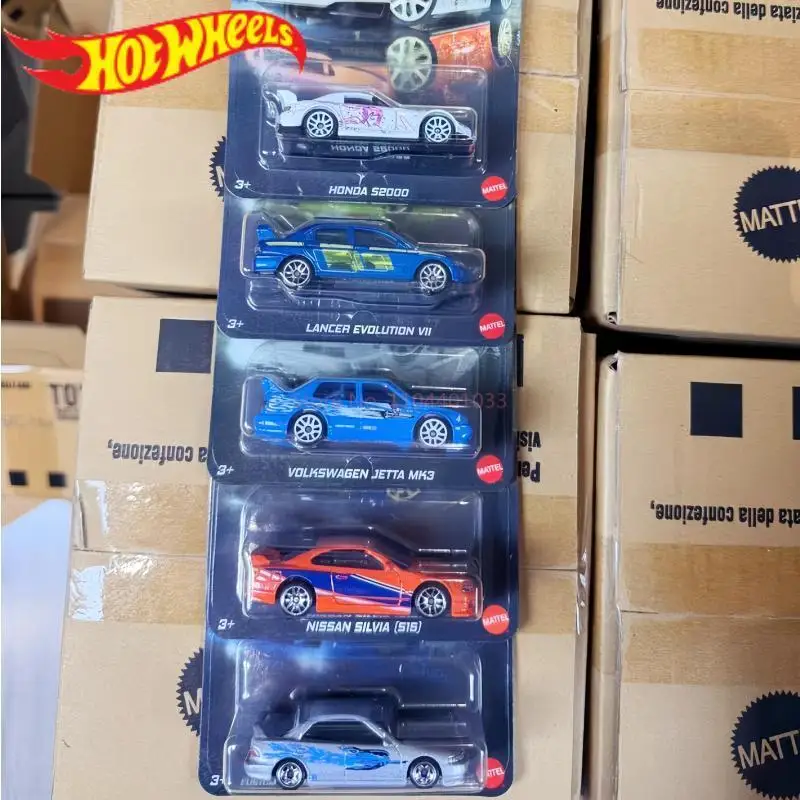 In Stock Genuine Hot Wheels Car Fast & Furious Graphic Remix Boys Toys 1:64 Diecast Nissan Silvia Acura Integra Honda Xmas Gifts