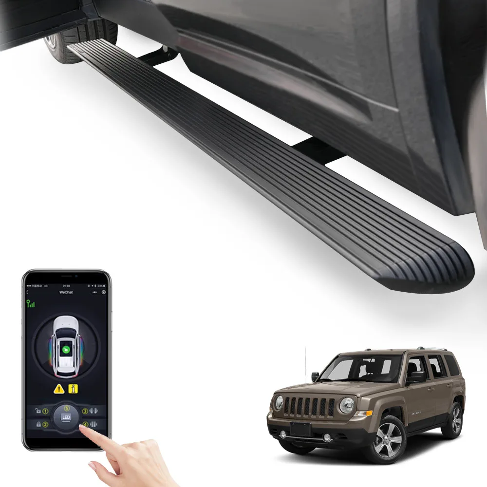 Super Price Aluminum Alloy IP67 Waterproof LED Lights Car Padel SideSteps Electric Retractable Running Boards for Import Jeep