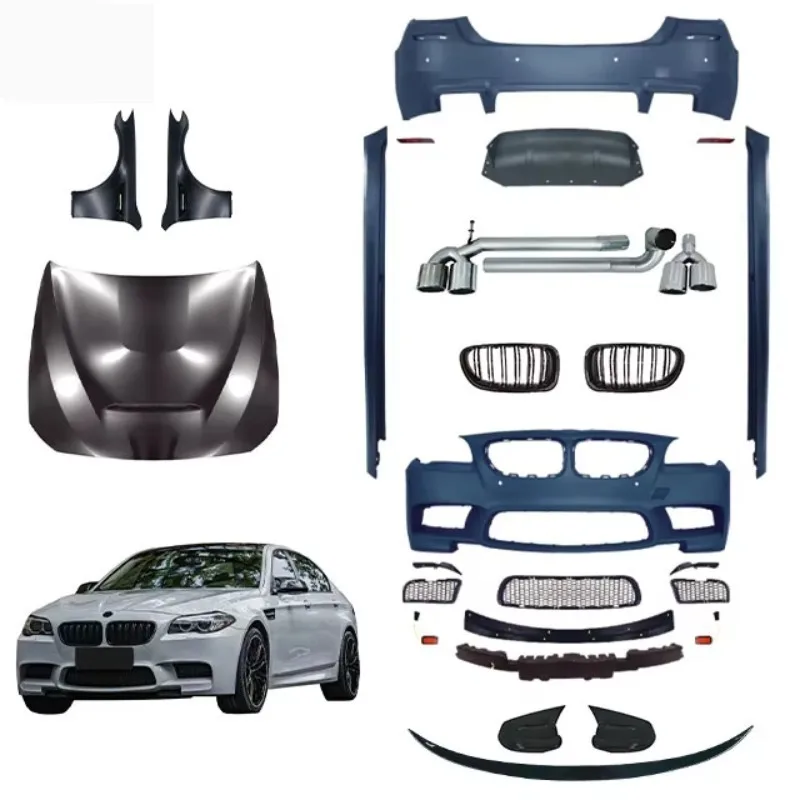 

FW Factory Body Kit for 5 Series F10 F18 2011-2017 Upgrade New M5 Style Front Rear Bumper Grille Spoiler Fender Skirt