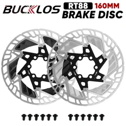 BUCKLOS RT88 MTB Disc Brake Rotors 160mm High-Strength Road Mountain Bike Brake Disc Heat Dissipation Hydraulic Brake Disc Parts