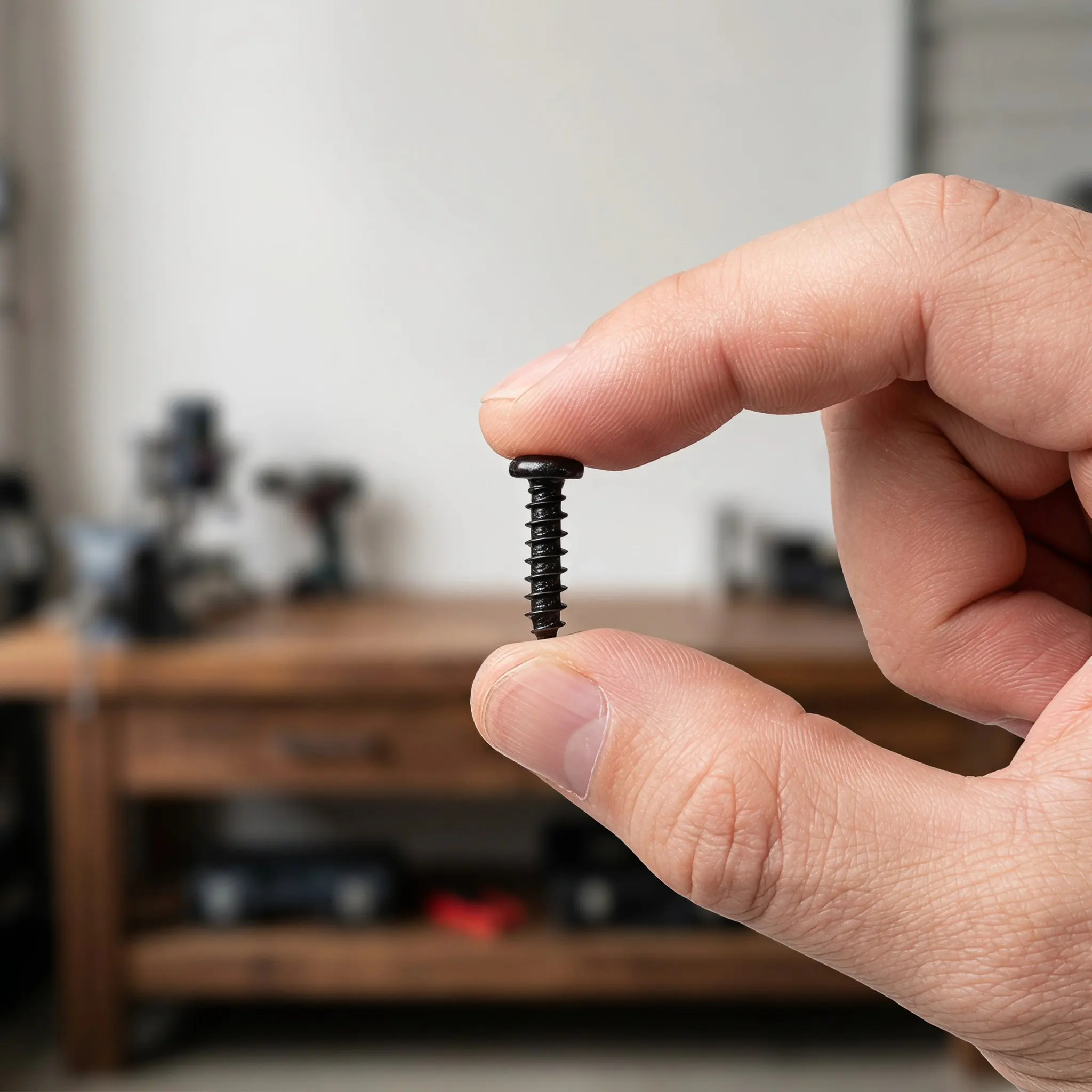 200Pcs Self-Tapping Screws Black Pan Head M4x14mm Cross Recessed Flat End Tapping Screws for Metal Wood Plastic Furniture