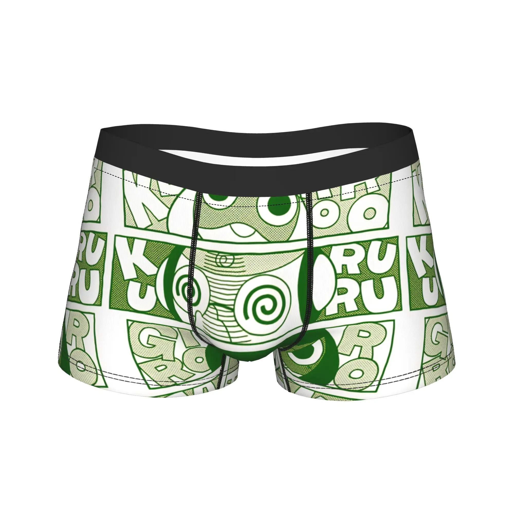 Keroros Giroro Underwear  Elastic Panties Design Boxer Brief For Man 3D Pouch Plus Size Boxer Shorts