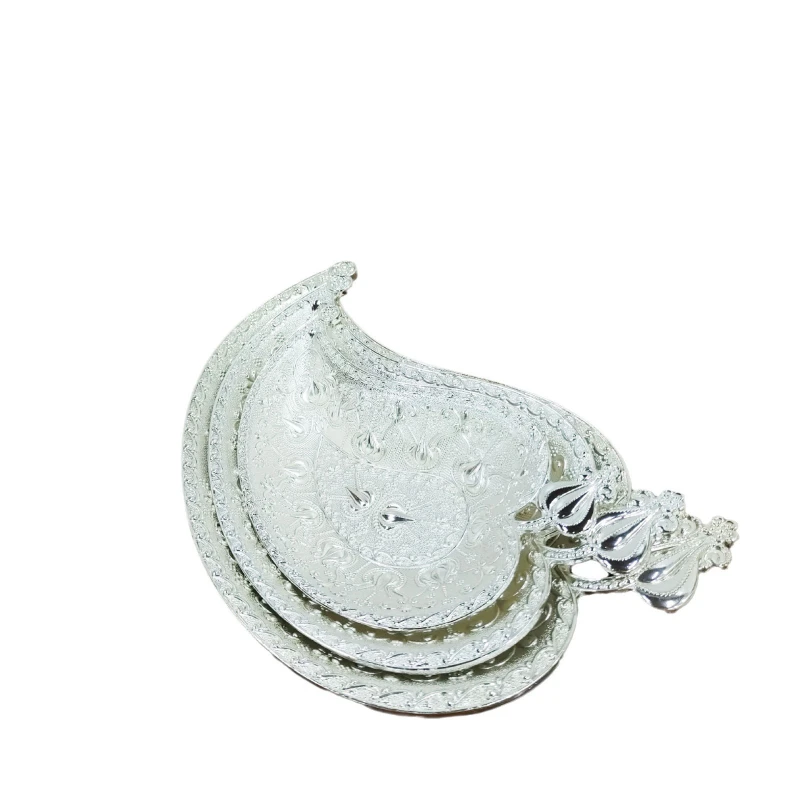 

Jewelry Tray Wenwan Plate Jewelry Dresser Storage Plate Display Props Fruit Plate