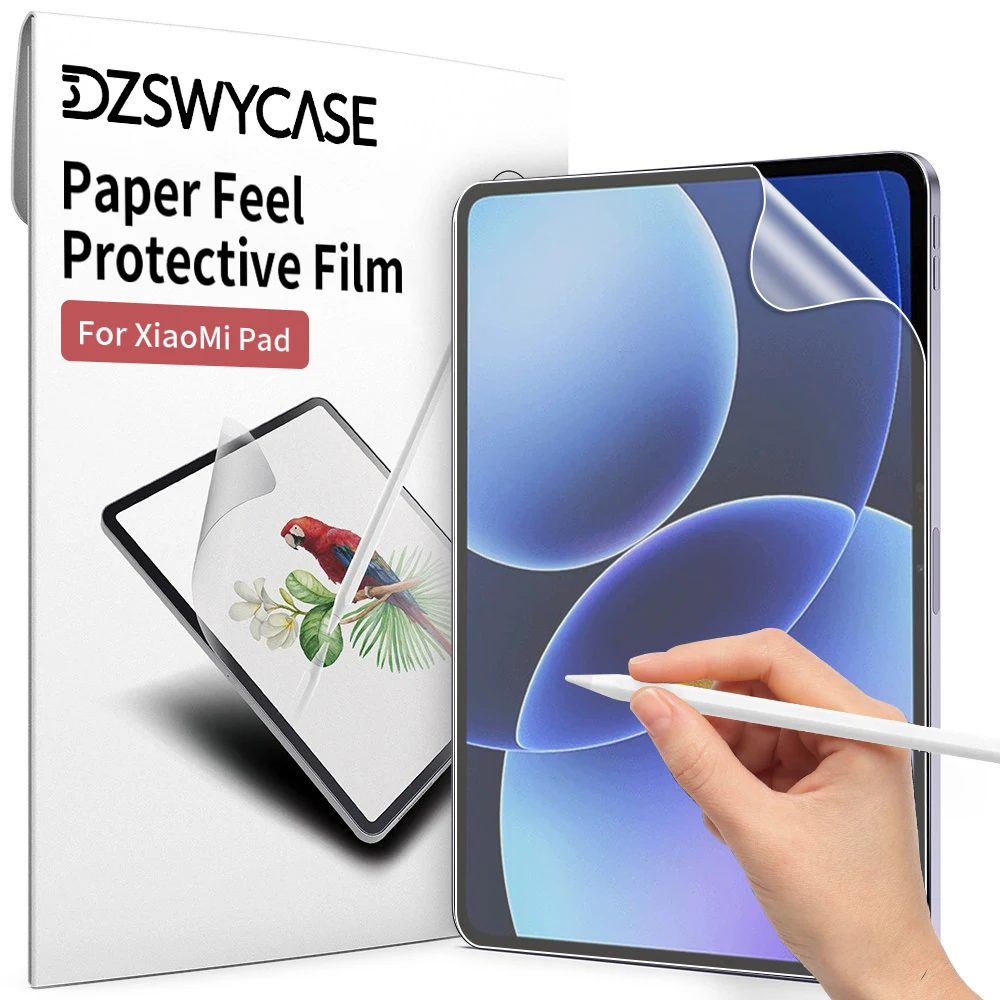 3 Pcs Xiaomi Pad 8/8 Pro Screen Protectors Paper Feel Film For Mi Pad 7s/6/5 11inch 11.2 Redmi Pad 2 SE 9.7 11 8.7 Matte PET