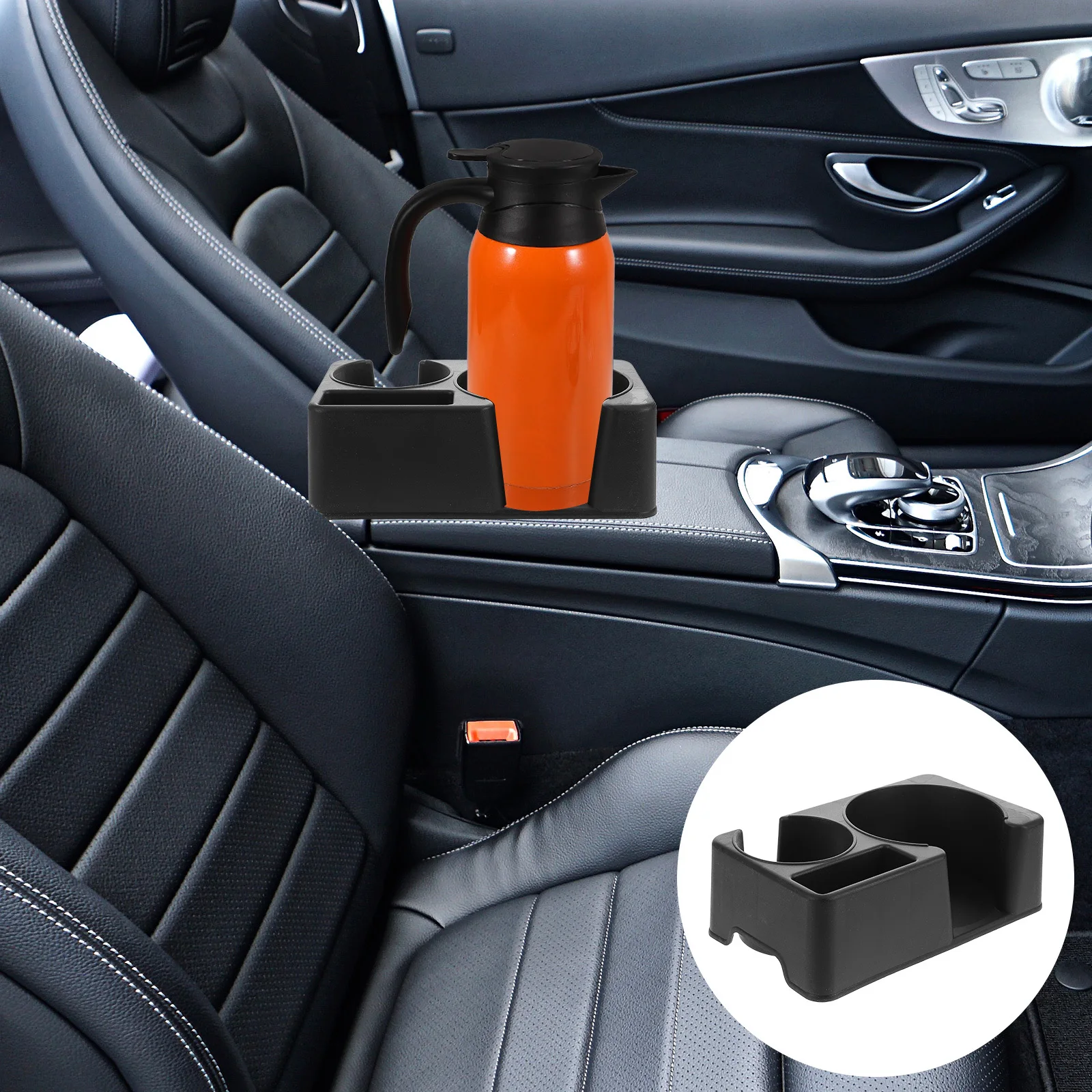 

Insulated Bottle Rack Car Cup Phone Holder Non-Slip Stable Placement Universal Fit Multifunctional Design Vehicle Drink