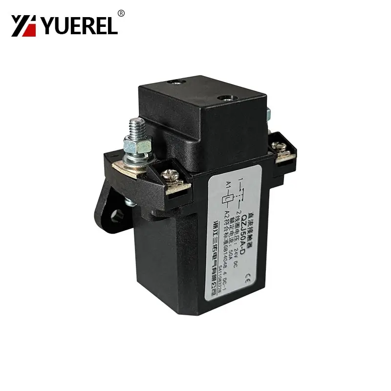 QZJ 50A 100A 200A 400A 600A DC Contactor Power Relay 6V 12V 24V 36V 48V 72V 84V 96V for Car Batteries Electric Forklift Trucks