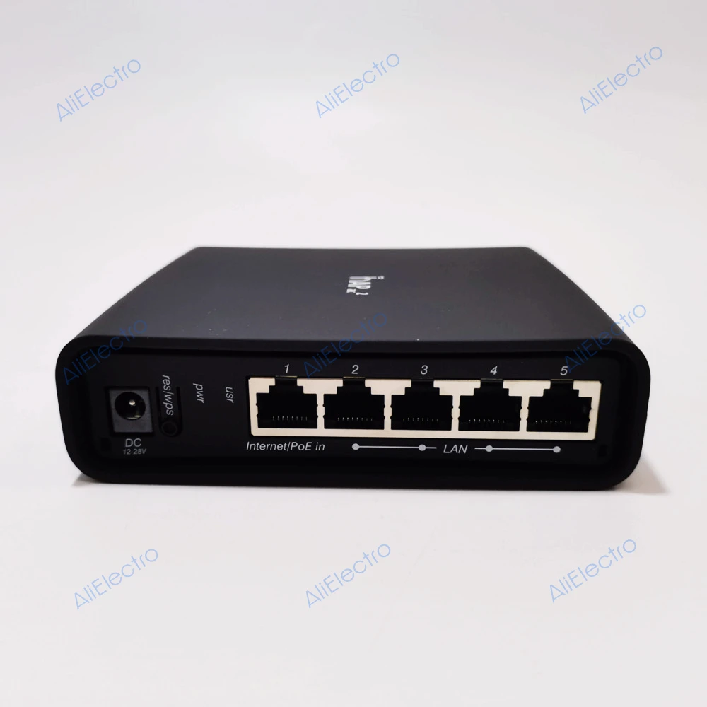 Imagem -02 - Mikrotik Hap Ac2 2.4 & 5g Wifi com Cinco Portas Ethernet Gigabit Rbd52g5hacd2hnd-tc Duplo-ponto de Acesso Simultâneo Novo