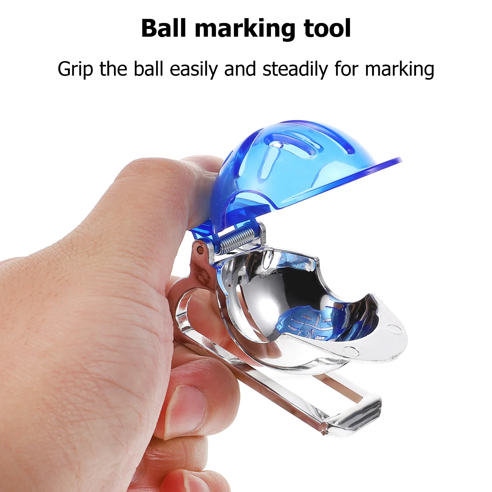 

Golfs Ball Liner Pen Drawing Alignment Tool Accessories Transparent Tongs Form Easy Carry Long Lasting Durable