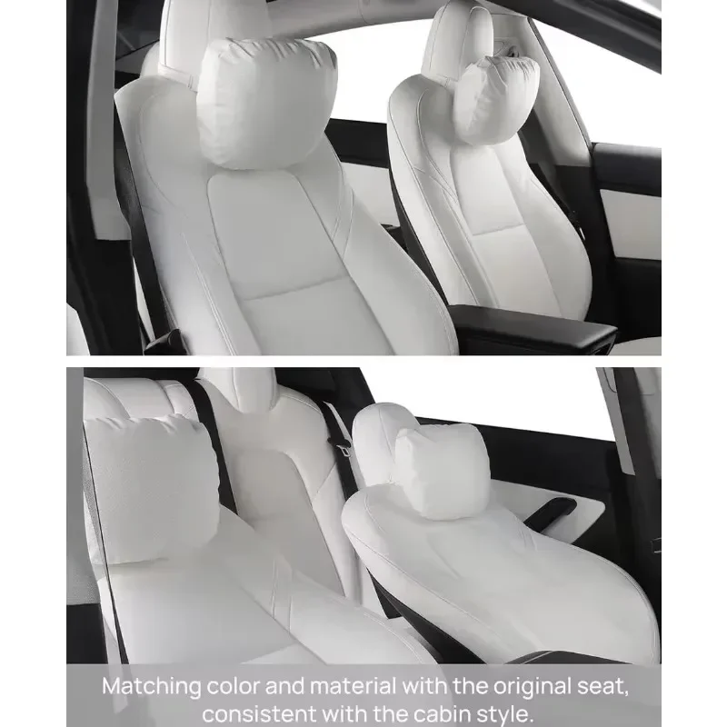 Suede Comfortable Headrest Neck Pillow For Tesla Highland Model 3/Y Model S Model X Accessories Car Neck Pillow for Traveling gallery 5