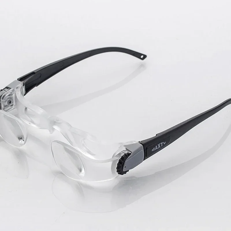 

New TV Glasses Adjustable 2.1x Magnifier Lens Loupe Range Of Vision 0 to -300 Degrees Portable Goggles Myopia Magnifying Glass