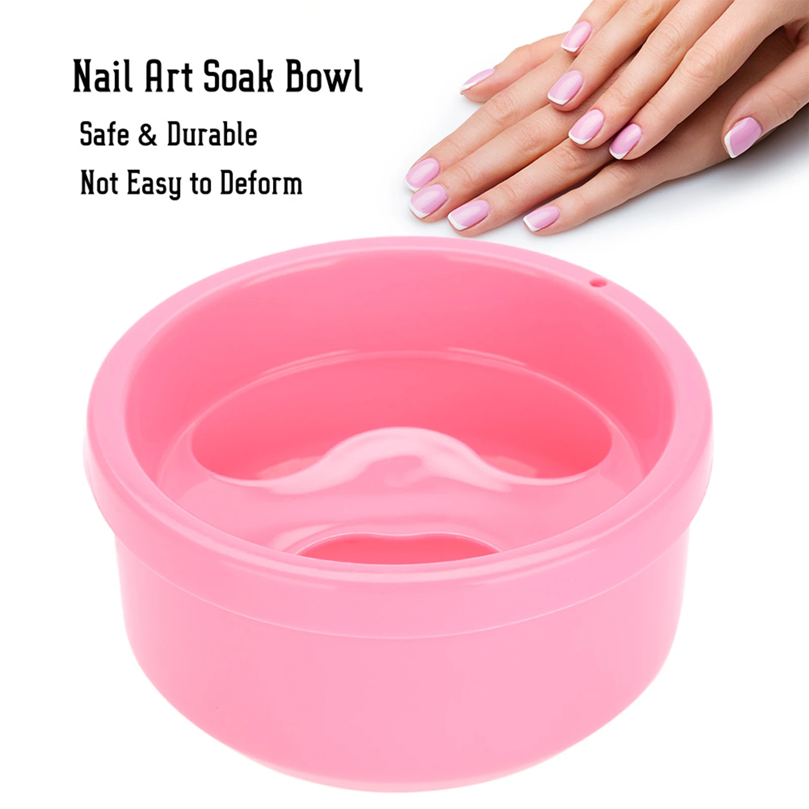 Nail Art Hand Wash Soak Bowl Thickened Polish Treatment False Nail Removal Bowl Manicure Tool