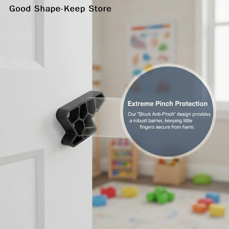 dailyHeavy Duty Non-Slip Door Stopper Quiet Close Door Wedge for Home Bathroom Balcony WindowDaily products