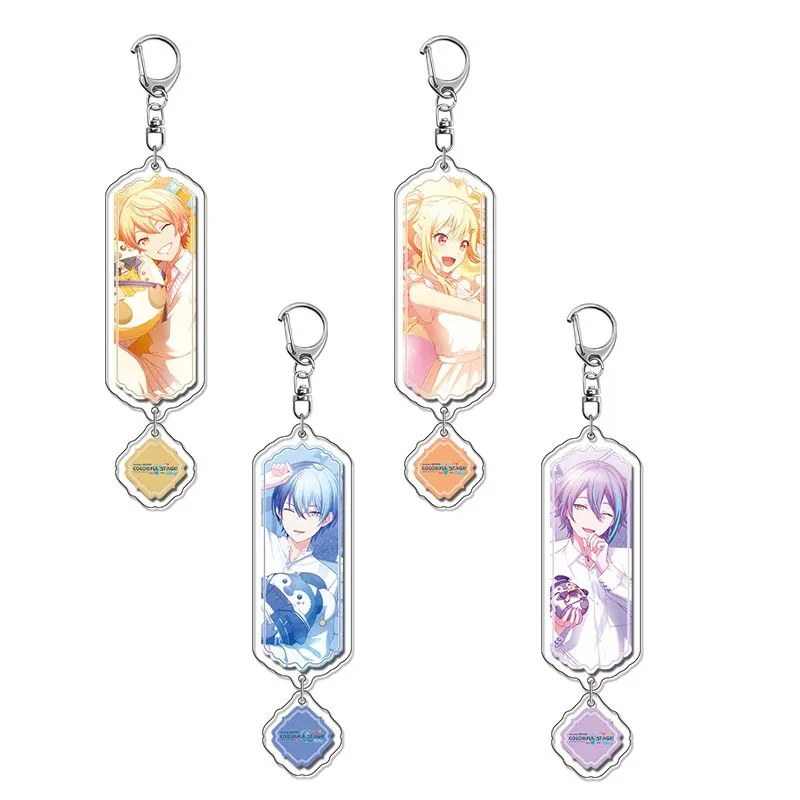 Project Sekai: Colorful Stage Acrylic Keychain Aoyagi Toya Kamishiro Rui Tenma Saki Carry‑along Accessory Matching Couple Charms