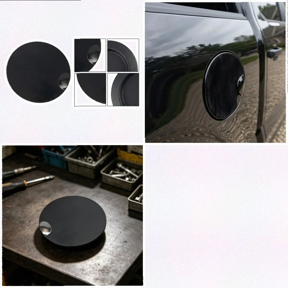 For Daily Driving Glossy Black Fuel Tank Door Glossy Black Finish No Programming Required For Ford F-150 2015-2018