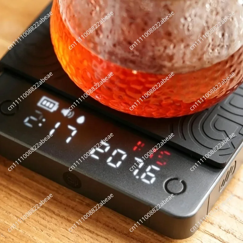 Mini coffee electronic scale, hand-brewed coffee scale, special for coffee weighing bean plate timing