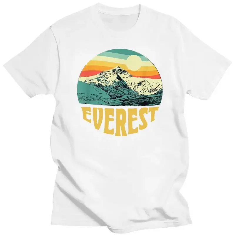 Mount Everest Himalayan Landmark - Vintage 80S Graphic T-Shirt Mens Clothing (1) oversized t shirt  graphic t shirts