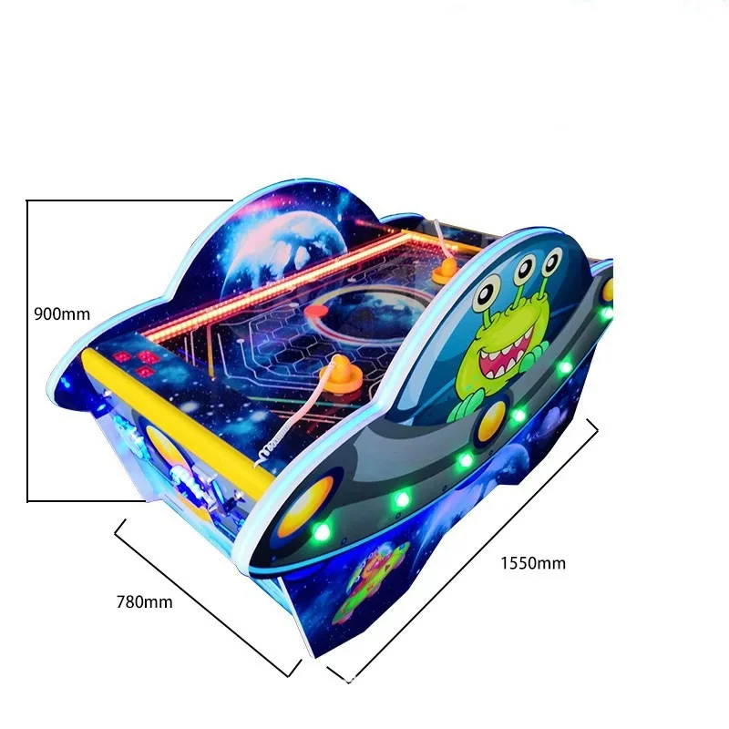 

Lovely Coin Operated Mini Indoor Game Equipment Kids Air Hockey Table