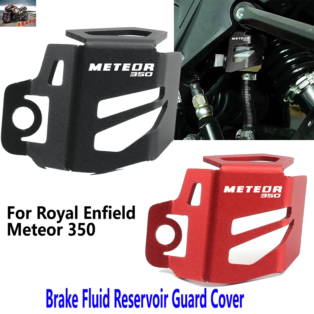 

Rear Brake Fluid Reservoir Guard Cover Protector For Royal Enfield Meteor 350 Oil Cap Guard Motorcycle Accessories