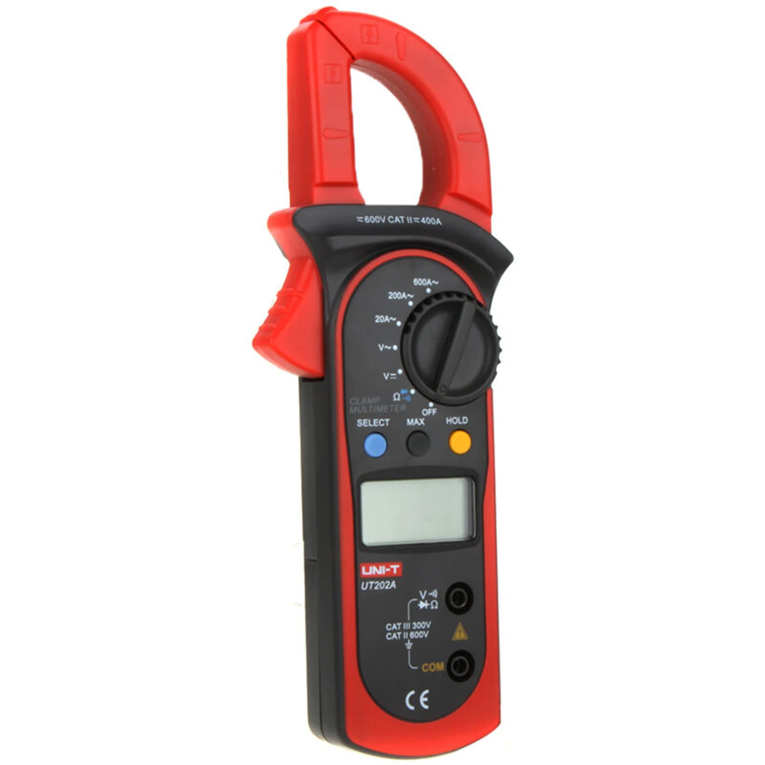 Imagem -03 - Digital Clamp Meter Multímetro de Tensão Alta Precisão Amperímetro Tester Lcd Data-hold Max Min Original Uni-t-ut202a