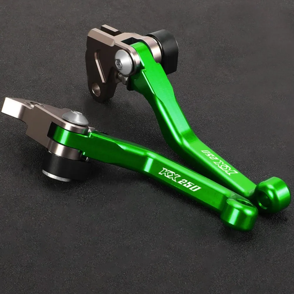 

Motocross Aluminum Alloy Folding Pivot Brake Clutch Levers Handle For KAWASAKI KX250 2021 2022 2023 2024 Off-Road Pit Dirt Bike