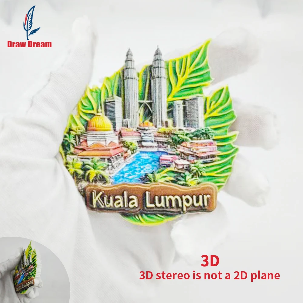 1Pc Kuala Lumpur Creative 3D E - Home Decor Kuala Lumpur ulasan dan harga