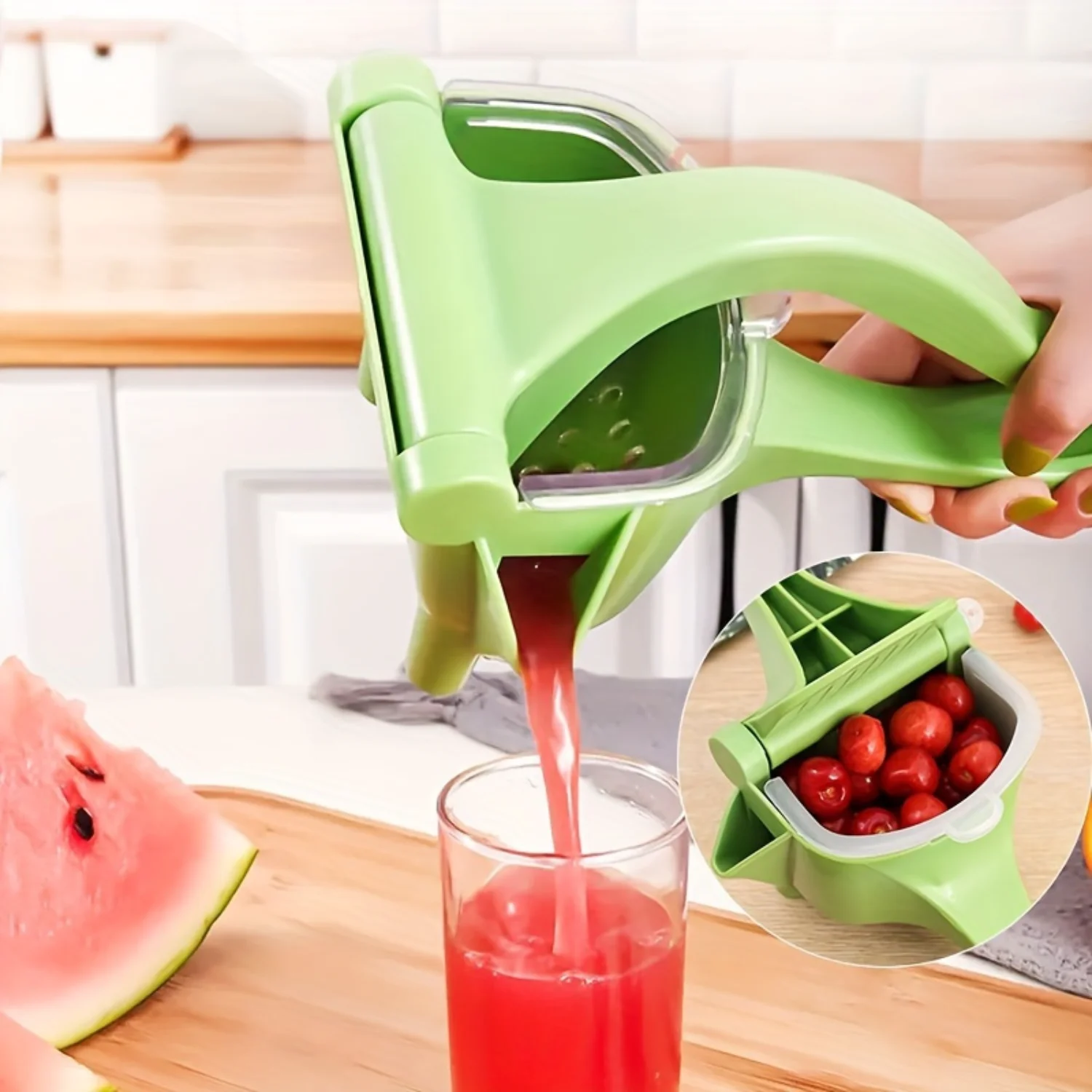 

1PC Multi-Purpose Manual Juicer, Handheld Fruit Lemon Juice Squeezer, Non- Portable Juice Extractor for Food Contact, Kitchen Ga