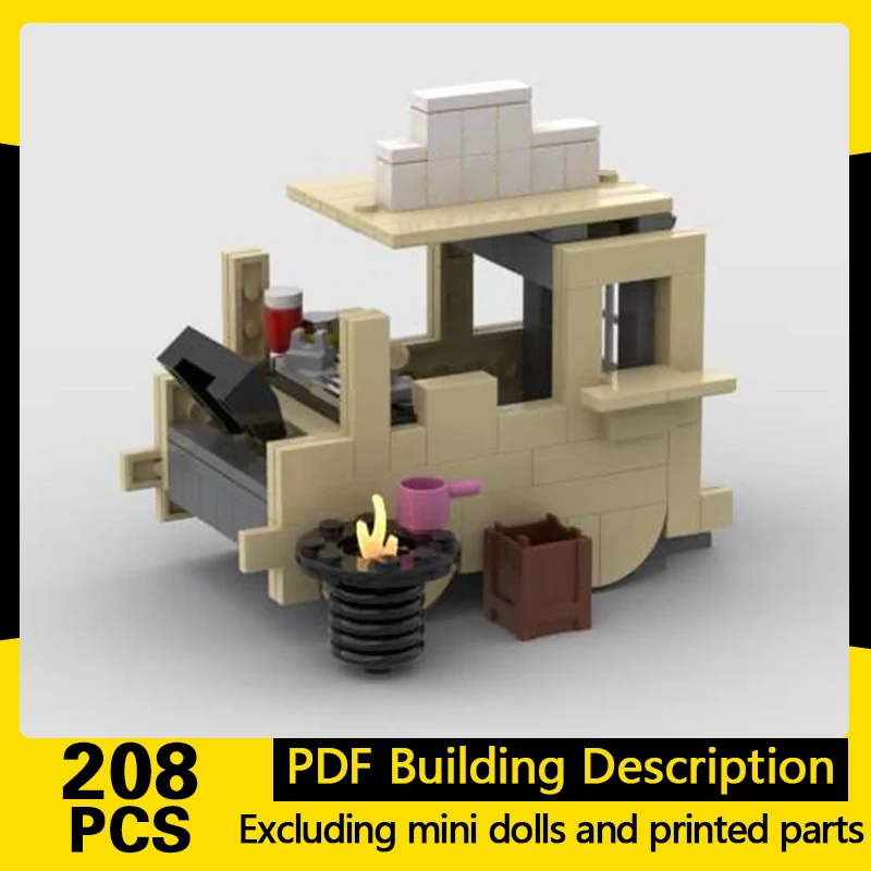 

City Street View Model MOC Building Bricks Town Market Stall Modular Technology Gifts Holiday Assemble Children Toys Suit