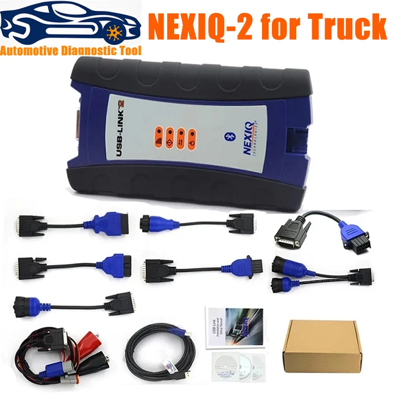 NEXIQ-2 USB Link N2 125032 Bluetooth For ISUZU NE IQ 2 USB Link for Diesel Heavy Duty Truck Scan Interface USB Link 2