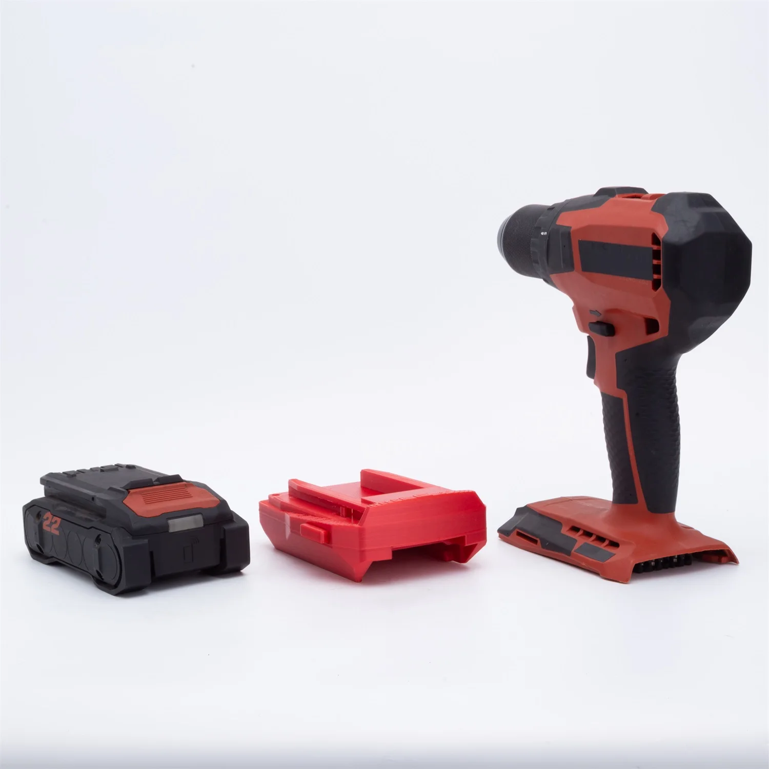 Adapter Battery for Hilti Nuron Convert to for HILTI B22 Series Tools Use & 14AWG DIY Battery Holder (No Tools and Battery)