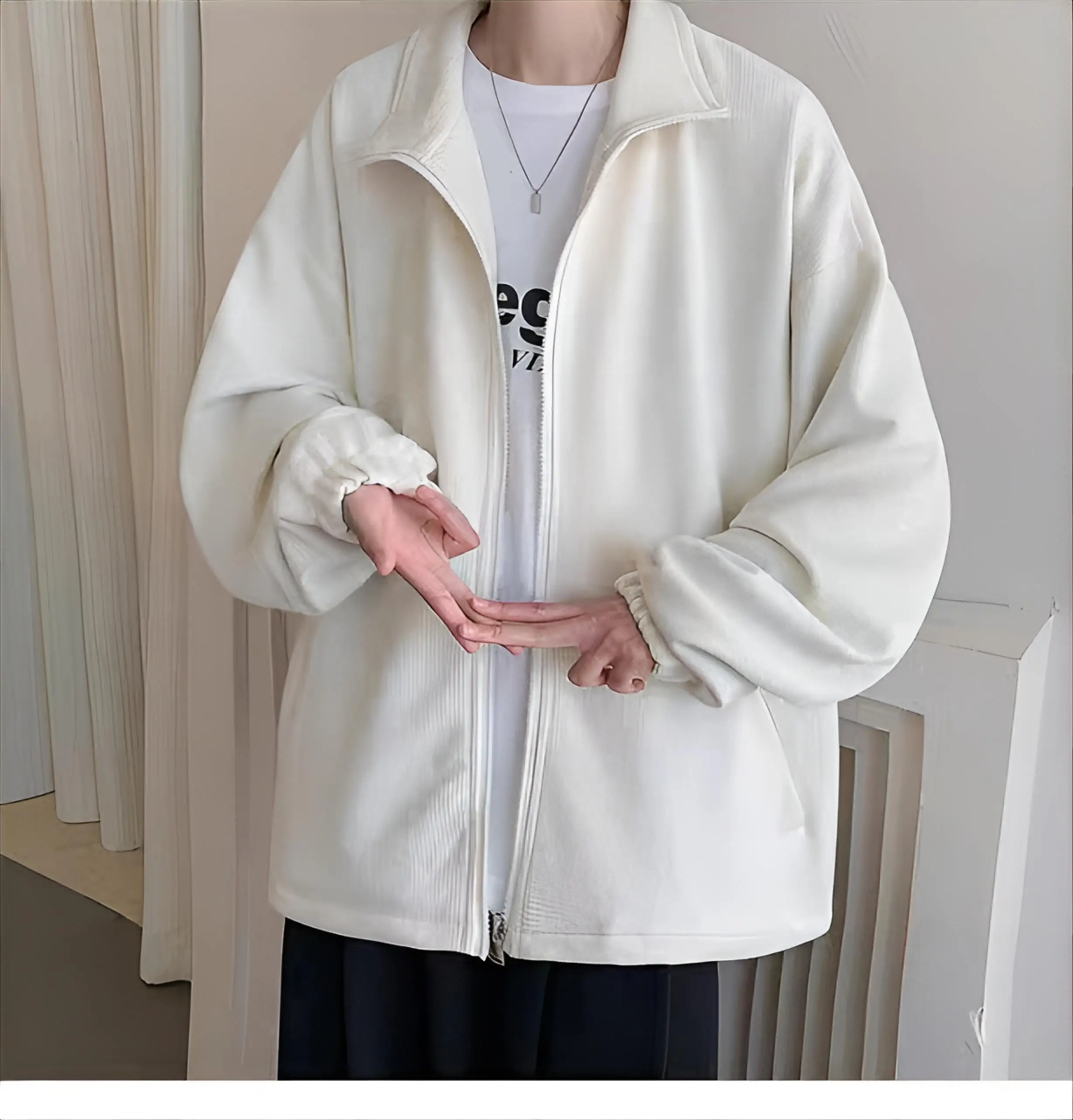 

Mens No Hat Hoodies For Man Cotton Sexy Style Urban Trendy Fashion Cool Simple Modern Regular Half-Zip Winter Front Base Male BF