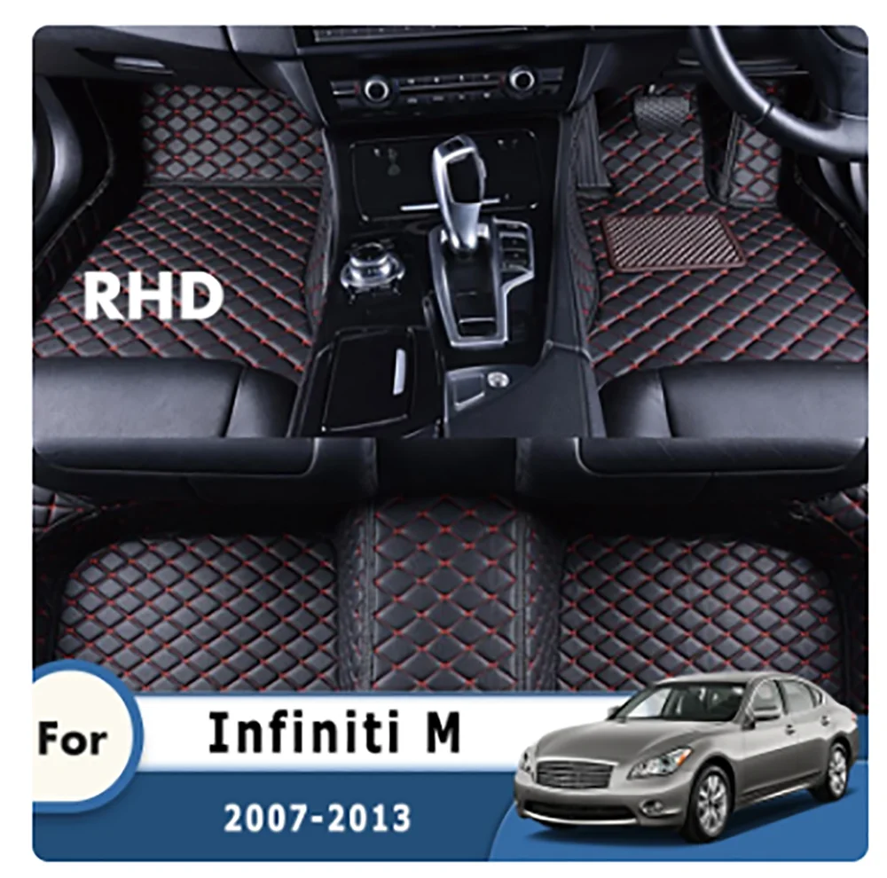 

Ковры для Infiniti M 2013 2012 2011 2010 2009 2008 автомобильные автозапчасти интерьерные коврики покрытия для педалей RHD автомобильные коврики