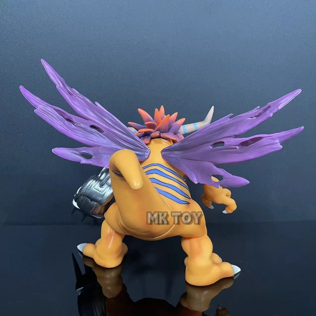 18cm Anime Digimon Adventure Metal Greymon Action figure toy model