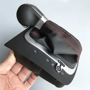 Přenosná řadicí páka LHD DSG s koženým krytem pro VW Golf 6 MK6 GTI GLI Scirocco 16D713203A 10 nejlepší prodej řadicí páka mk6 gti dsg - №2