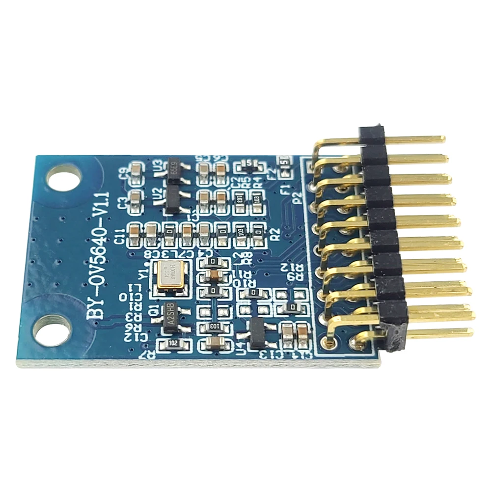 OV5640 Camera Module Adapter Board with Double Flash Light Control Development Board 8-Bit SCCB IIC Port 18PIN RGB YUV JPEG