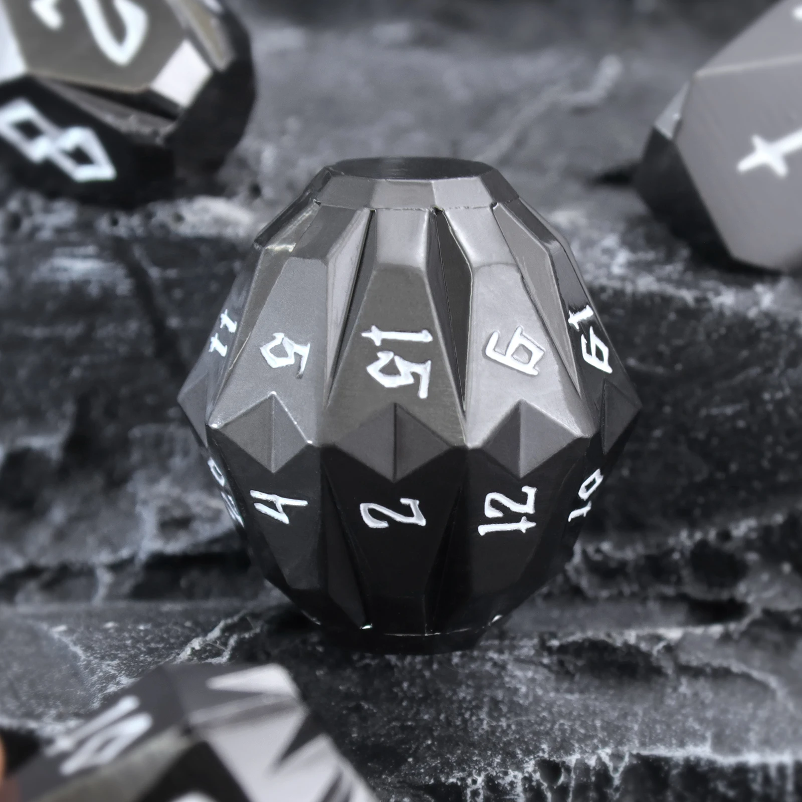 

Metal DND Dice Set, Dungeons and Dragons Dice of 7 RPG Dice Set Metal Unique Cool Stonehenge Theme Polyhedral Dice Set