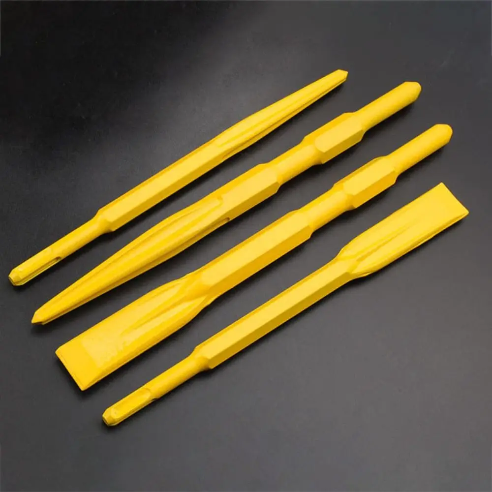 

Sharp and Flat Gouge Electric Hammer Drill Bit Round and Square Handle Concrete Construction Drill Bit