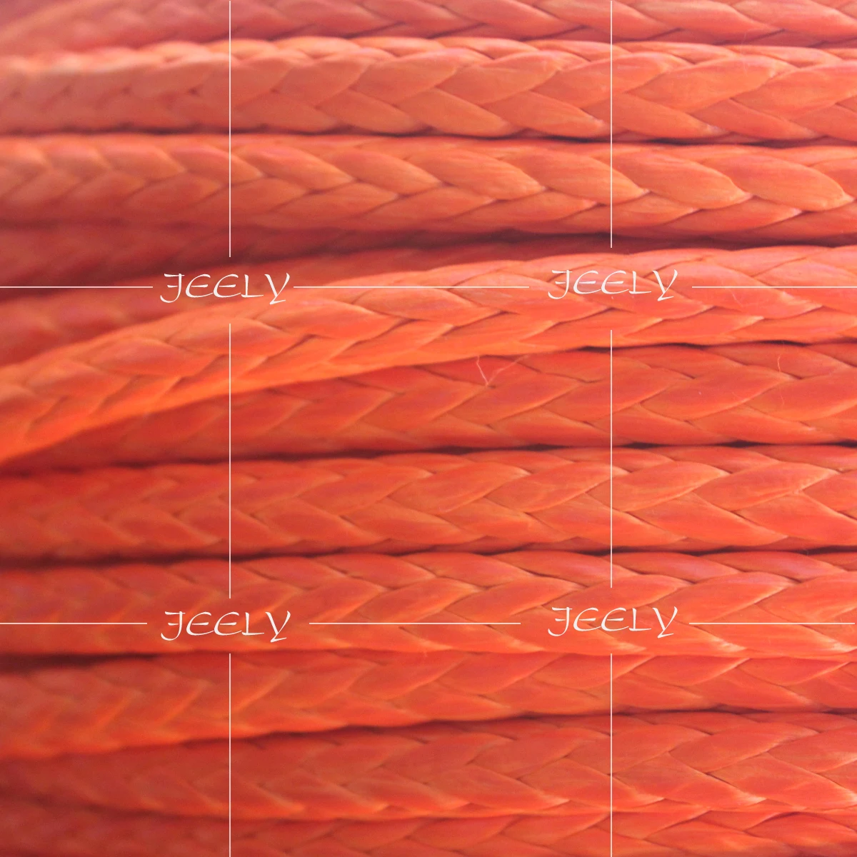 30m 6-12mm Length Hollow Braid Splice Winch Towing Rope UHMWPE Material