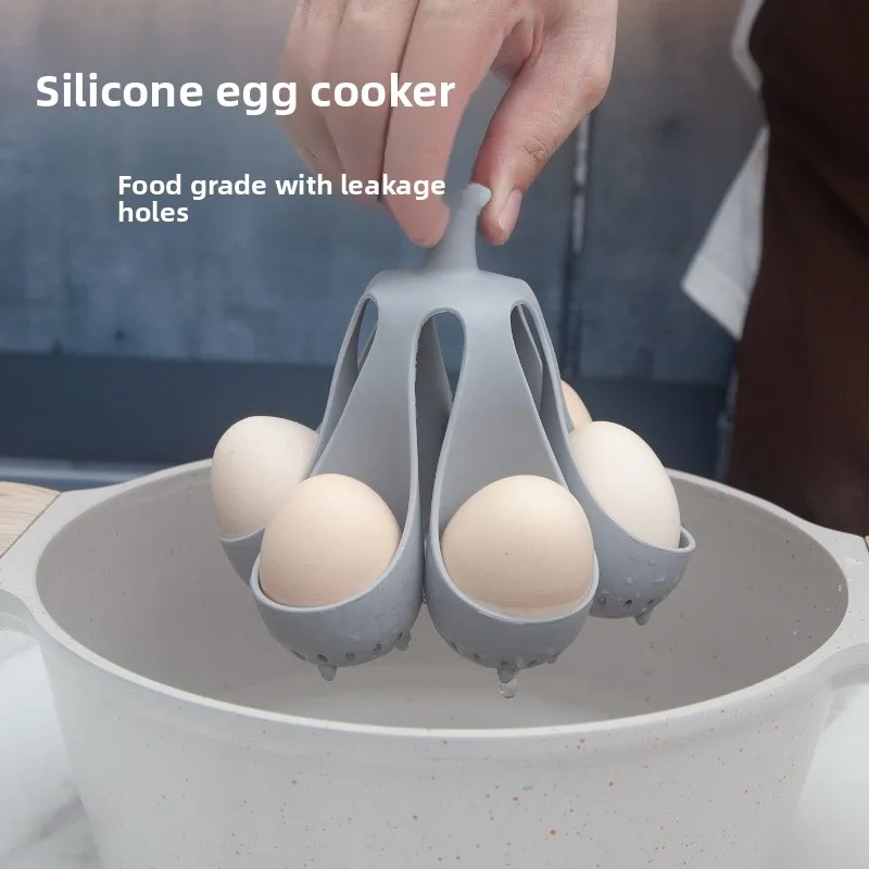 

Boiled eggs, boiled eggs household small round thickened kitchen boiled eggs silicone holder