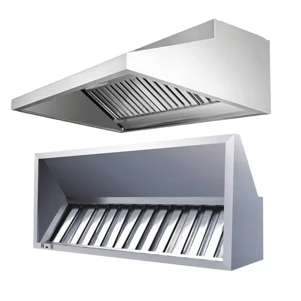 2025 Stainless Steel Electric Kitchen Exhaust Hoods Custom Chimney Range Hood Commercial Hotels Gas Powered-Direct Factory