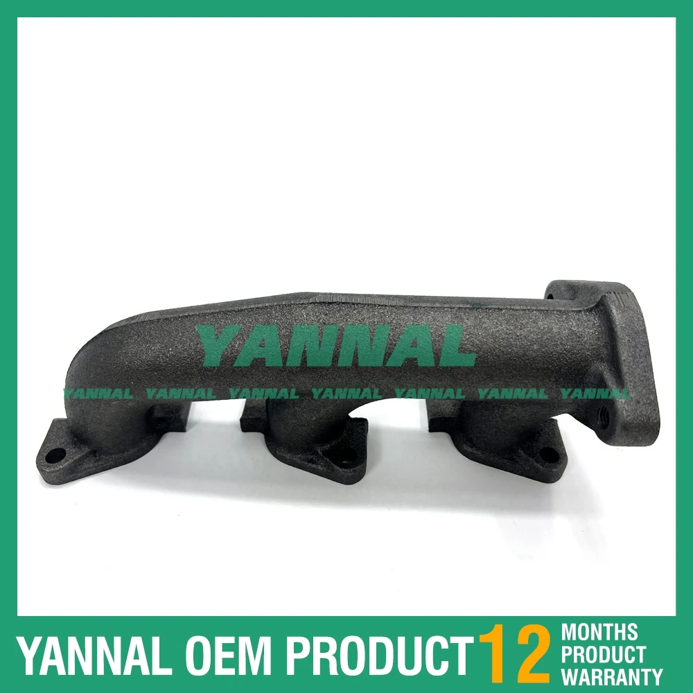 مشعب العادم 16670-12310 لأجزاء محرك الحفارة Kubota D1803 #2