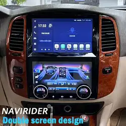 Android 13 For Toyota Land Cruiser 100 LC100 Lexus LX470 2002-2007 Car Radio Multimedia Video Player Carplay Auto GPS Navigation