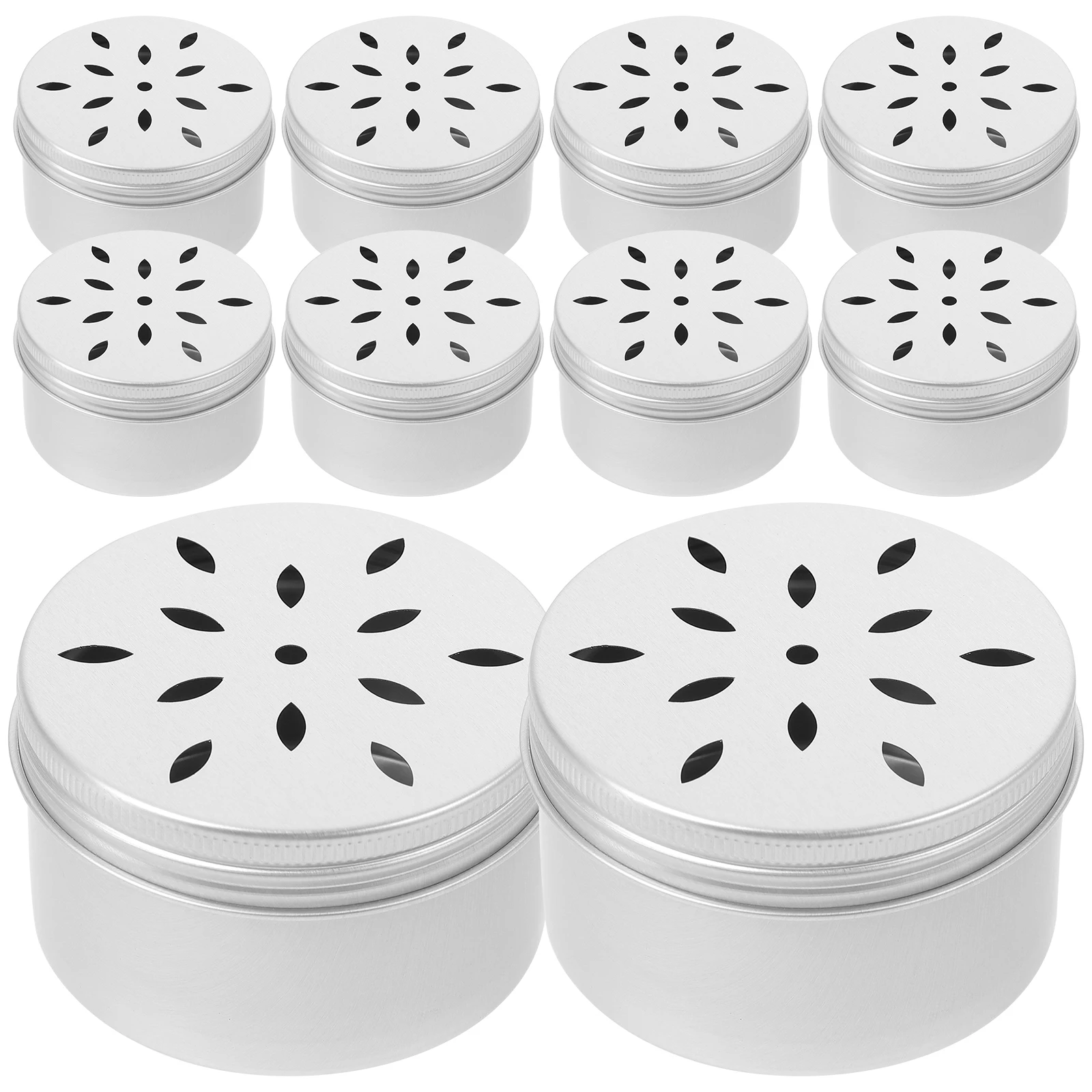 

10pcs Dog Scent Training Boxes 120ML Aluminum Containers for Work Dogs Equipment Tins Nose Hunting Dog Supplies