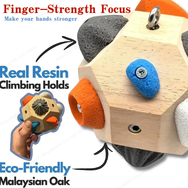 Handcrafted Boulder Block Climbing Holds Handmade Giant Stones Enhance Strength Precision Ornament Home Decorations Kids Gift