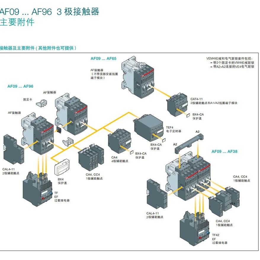 2025 ABB AC و DC المقاولين AF140- 30-11-13 100-250V 10140762 جديد الأصلي حقيقية #4