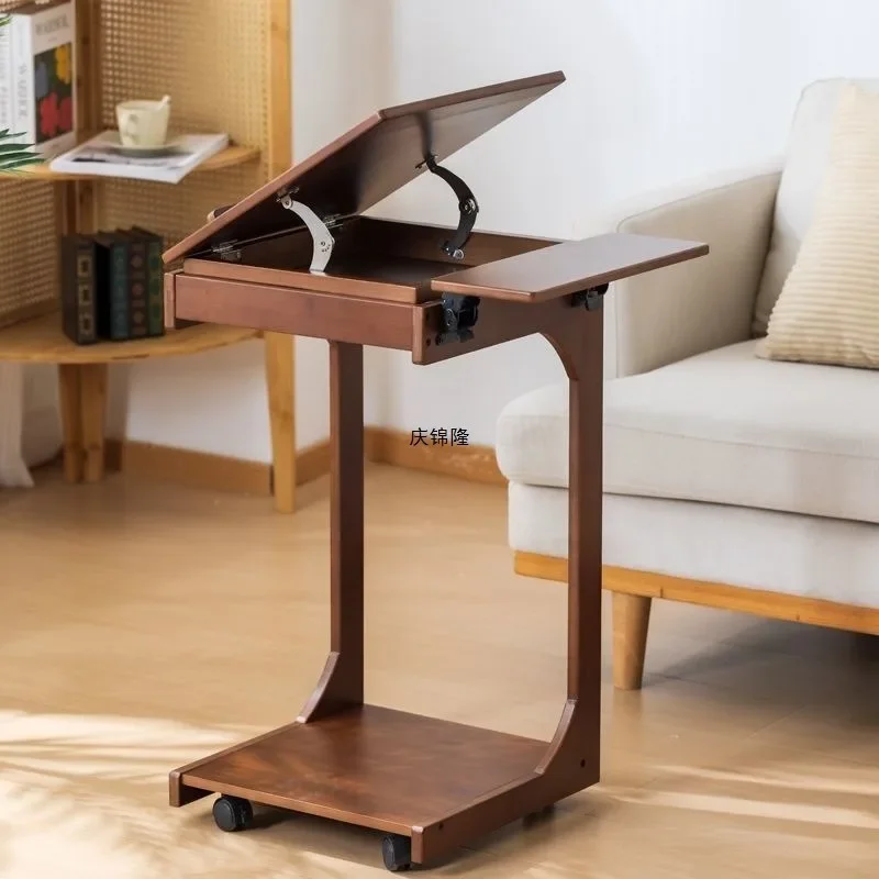 Household sofa, bedside table, mobile bedside computer table, floor-to-ceiling flip cover storage study table