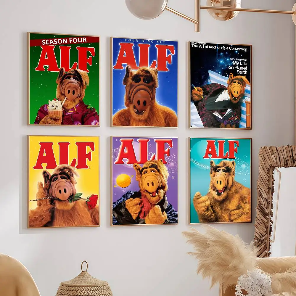 TV Series Alf funny Posters Wall Decorations For Dorm Rooms Bedroom And Living Room Gift