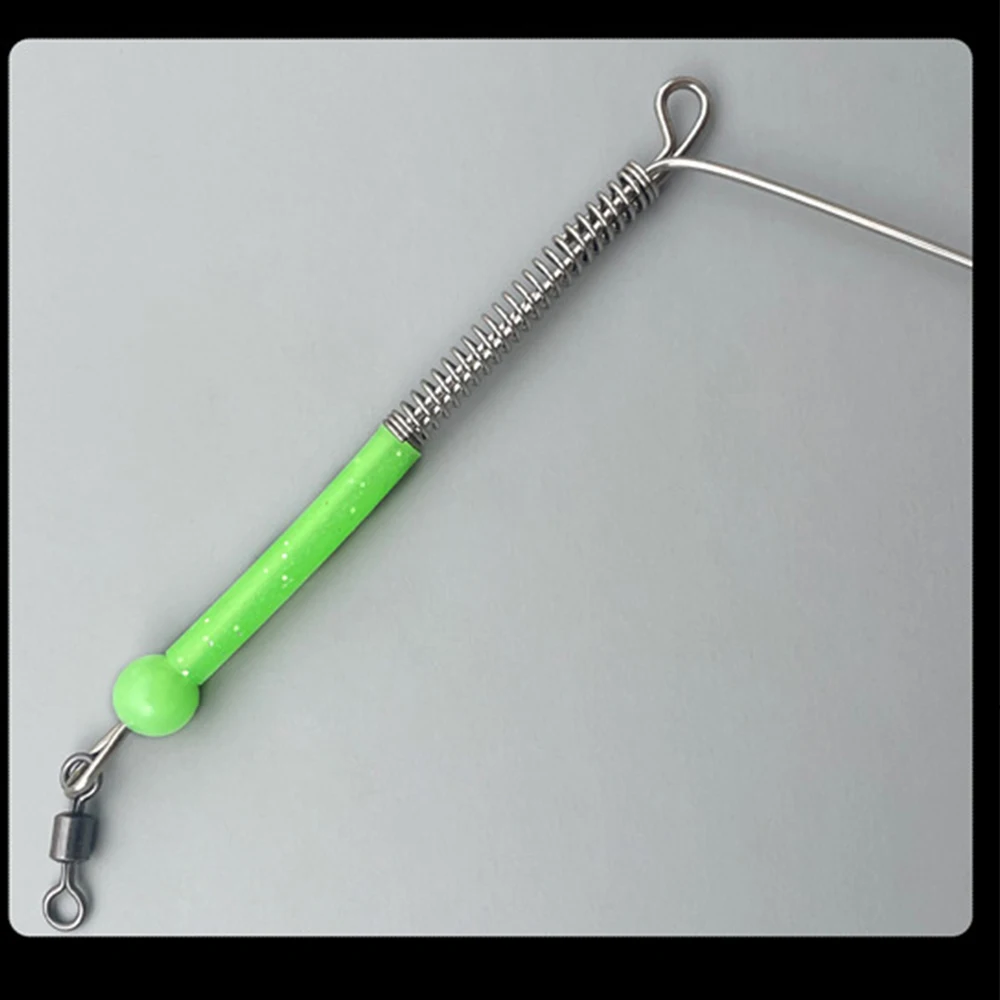 10Pcs Set Fishing Connector Accessories Luminous Design Stainless Steel Material Stainless Steel Connector