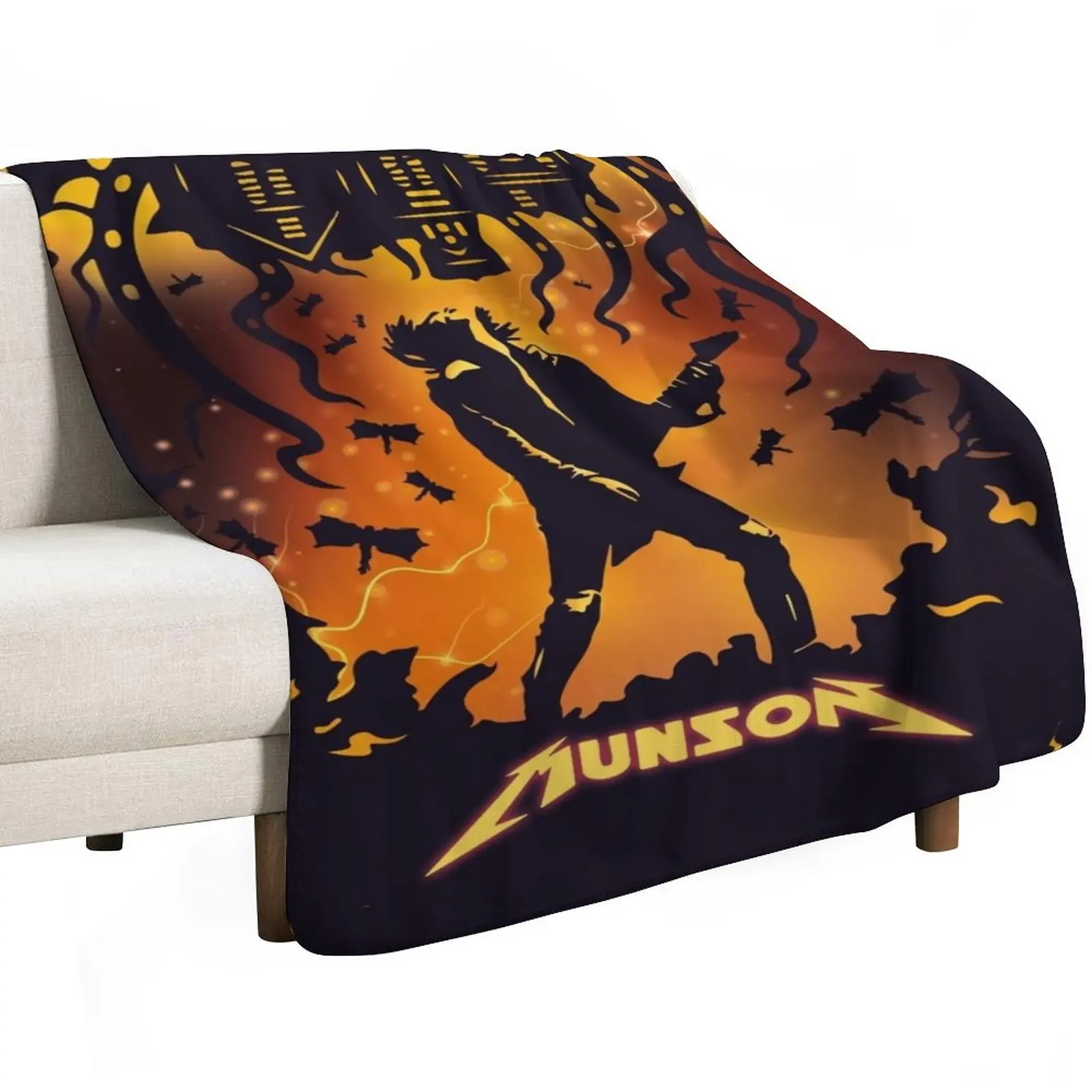 Eddie Munson Throw Blanket Blankets Sofas Of Decoration Decorative Throw Plush blankets and throws Flannel Luxury Brand Blankets