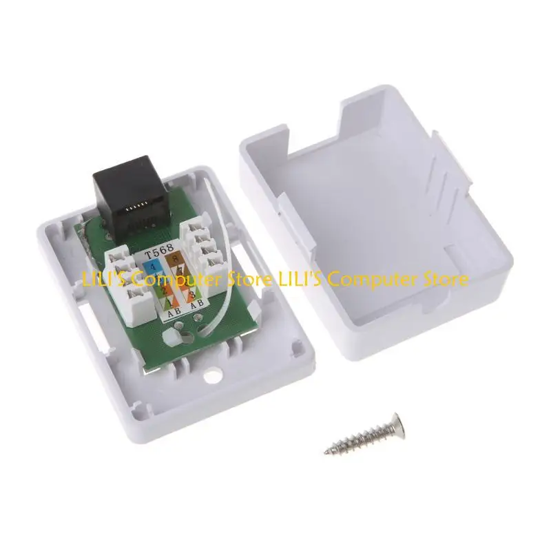 

A52B Cat6 RJ45 Surface Mount Box Desktop Information Junction Box Connector